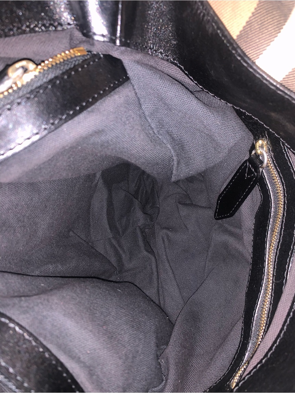 Burberry Beige and black check canvas - Picture 13 of 16